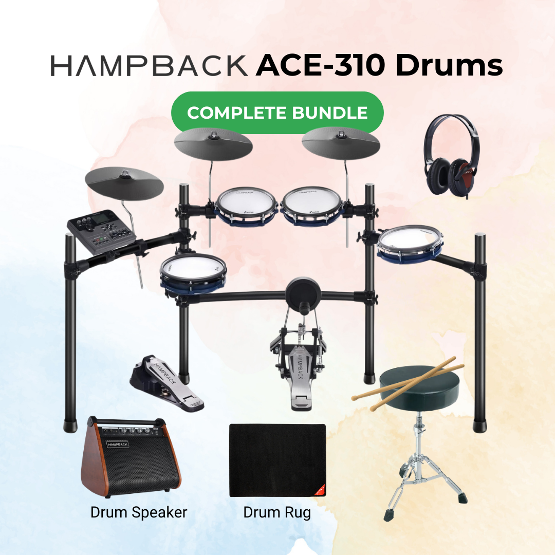 HAMPBACK ACE-310 Electric Drum Bundle