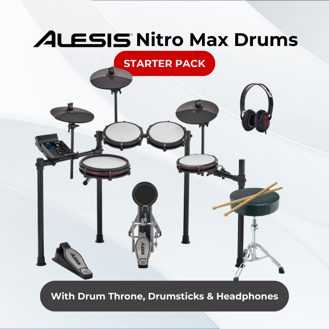 ALESIS Nitro Max Electronic Drum Starter Pack