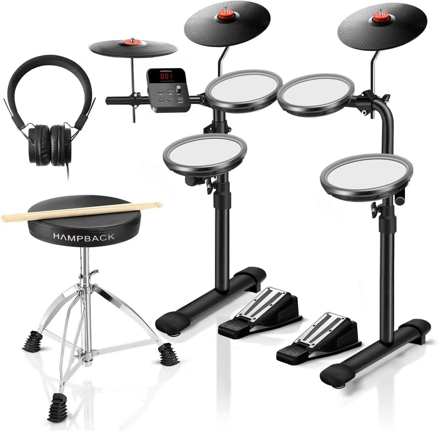 HAMPBACK MK-0 Electronic Drum Set