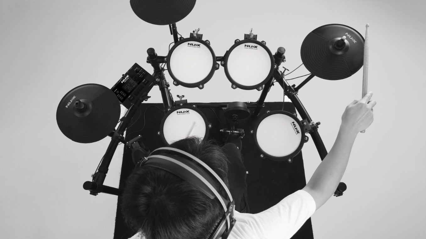 NUX DM-210 Electronic Drum Bundle