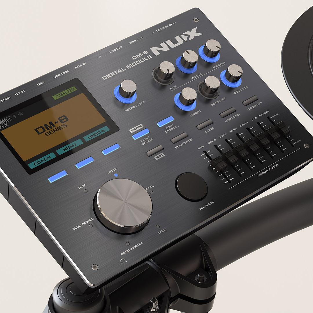 NUX DM-8 Electronic Drum Starter Pack