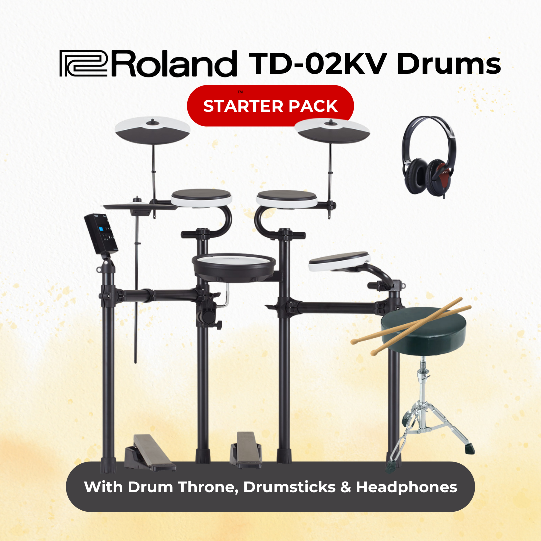 Roland TD-02KV Electronic Drum Starter Pack
