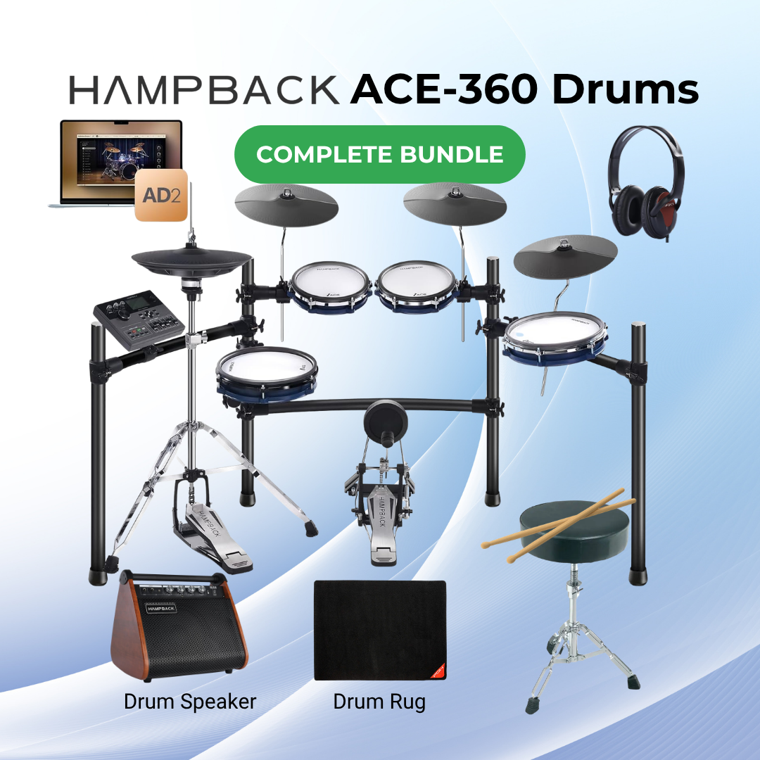 HAMPBACK ACE-360 Electric Drum Bundle
