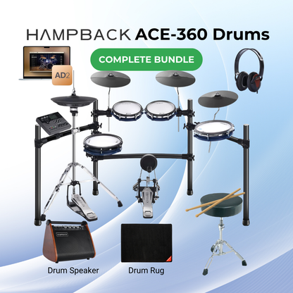 HAMPBACK ACE-360 Electric Drum Bundle