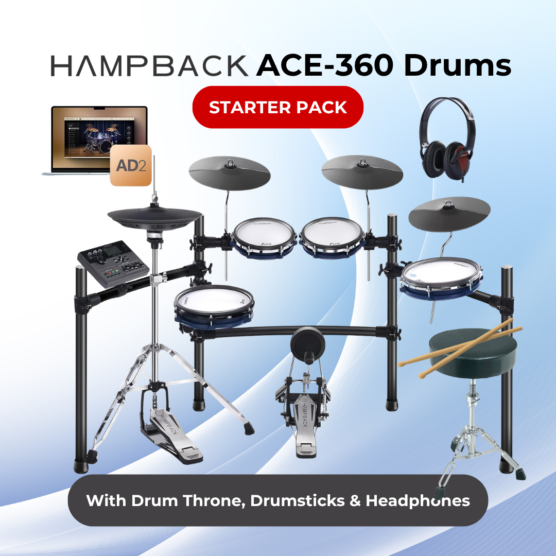 HAMPBACK ACE-360 Electric Drum Starter Pack