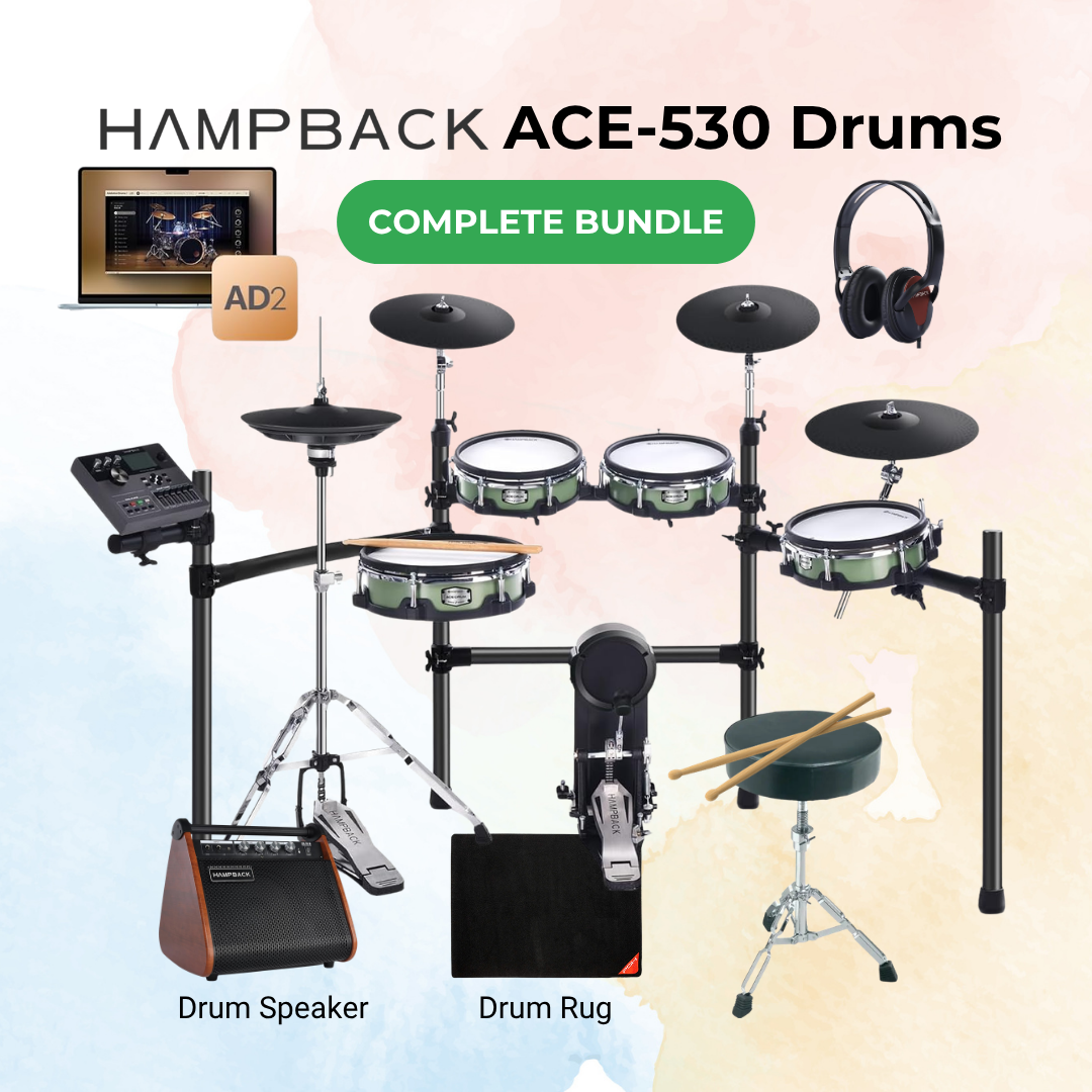 HAMPBACK ACE-530 Electric Drum Bundle