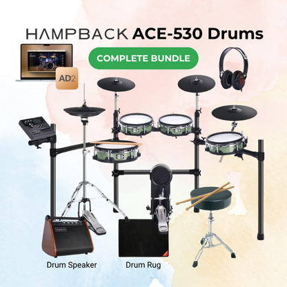 HAMPBACK ACE-530 Electric Drum Bundle