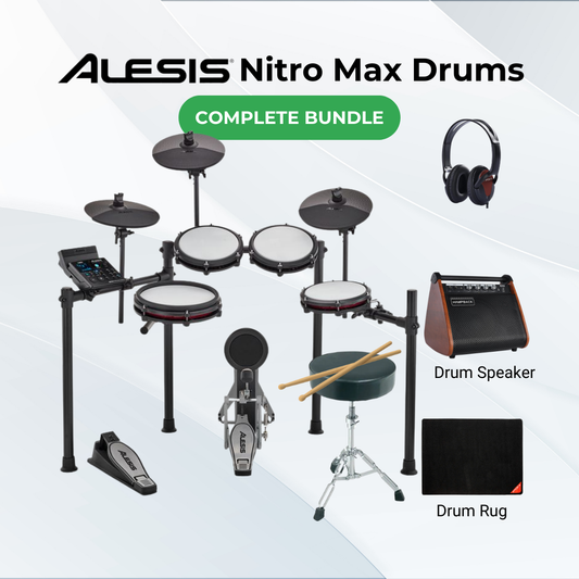 ALESIS Nitro Max Electronic Drum Bundle