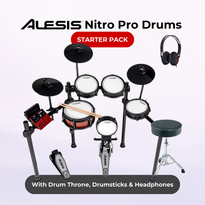ALESIS Nitro Pro Electronic Drum Starter Pack