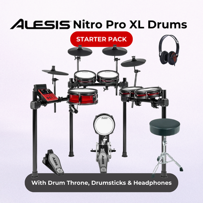 ALESIS Nitro Pro XL Electronic Drum Starter Pack