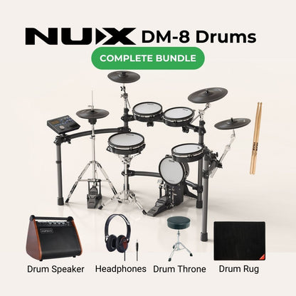 NUX DM-8 Electronic Drum Bundle