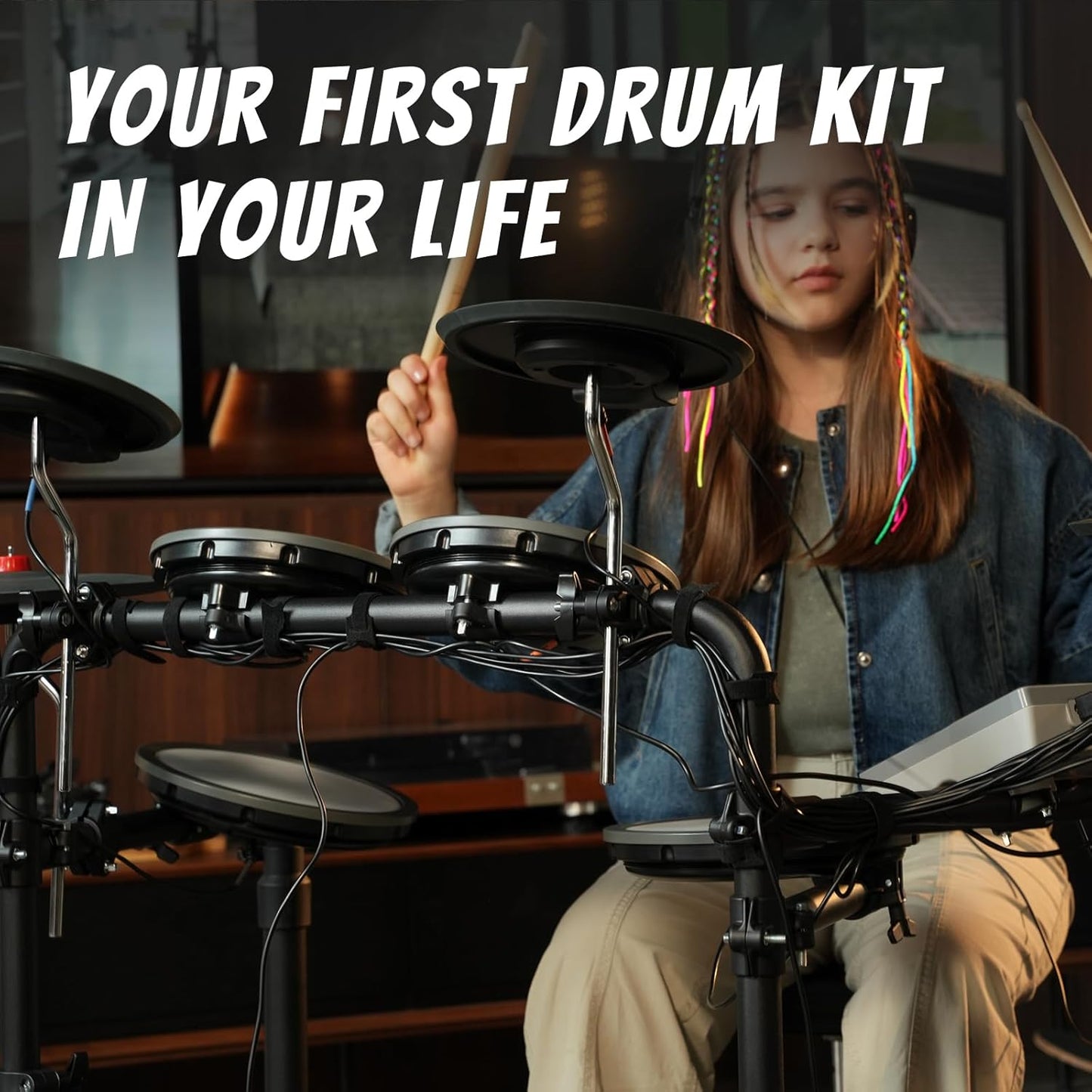 HAMPBACK MK-0 PLUS Electronic Drum Set