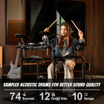 HAMPBACK MK-0 PLUS Electronic Drum Set