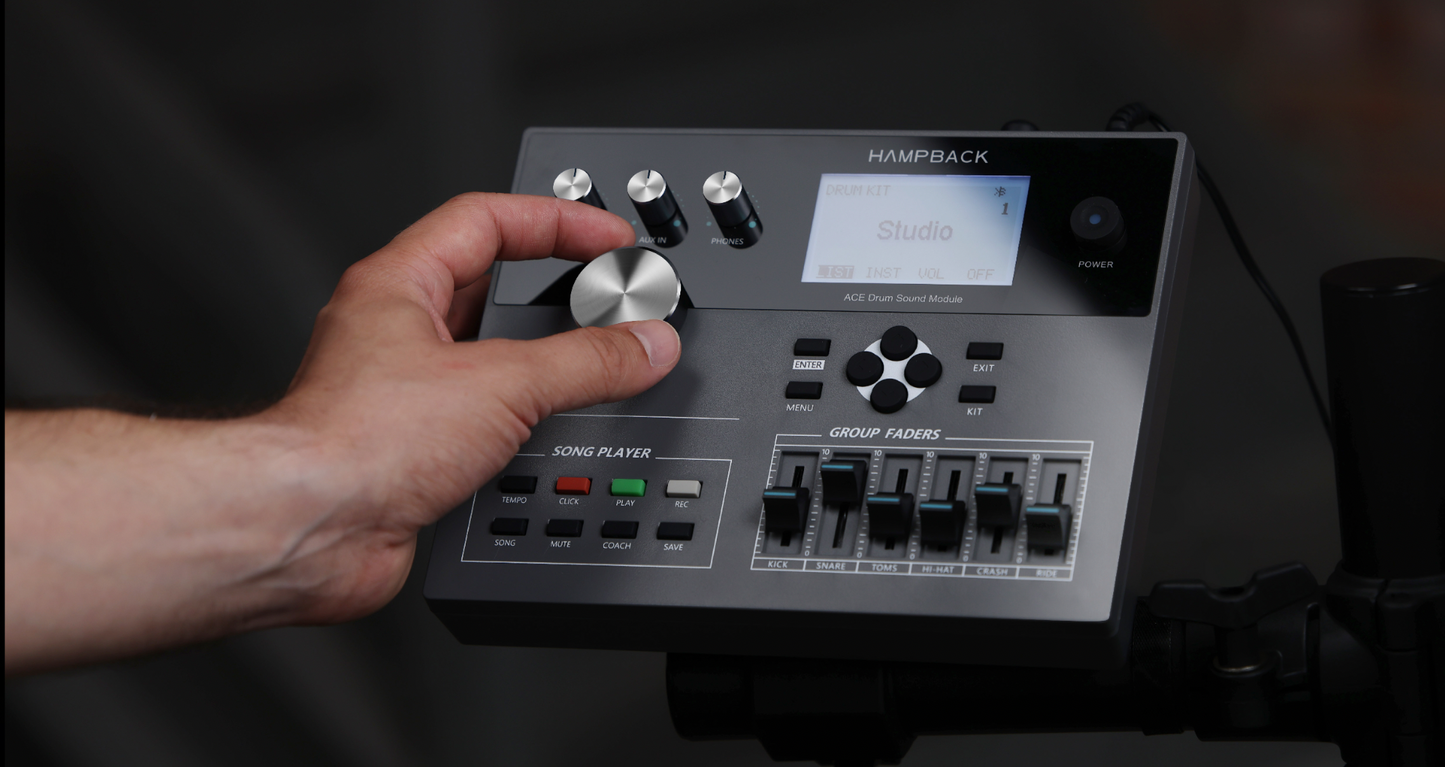 HAMPBACK ACE-750 Electronic Drum Bundle | Pro-Grade E-Drums | UAE