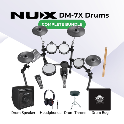 NUX DM-7X Electronic Drum Bundle