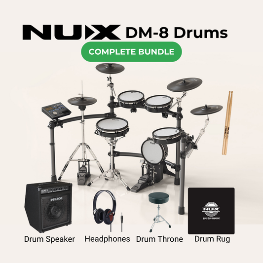 NUX DM-8 Electronic Drum Bundle
