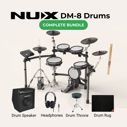 NUX DM-8 Electronic Drum Bundle