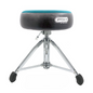 PDH Hydraulic Drum Throne – Black & Green | Adjustable Suede Seat for Drummers