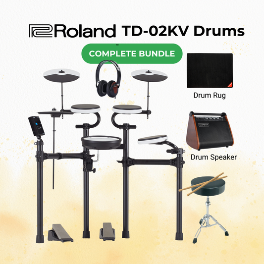 Roland TD-02KV Electronic Drum Bundle