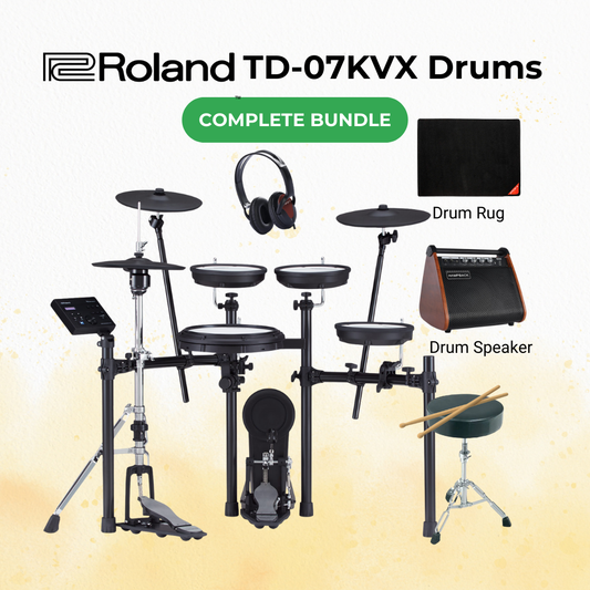 Roland TD-07KVX Electronic Drum Bundle
