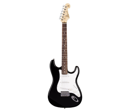 SX Stratocaster Electric Guitar Package - Black